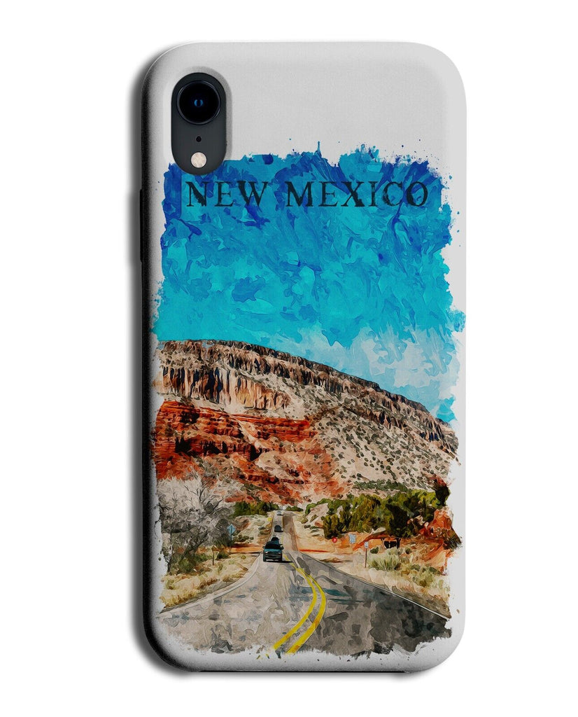New Mexico Oil Painting Print Phone Case Cover Mexican Highway USA ROute 66 LP88
