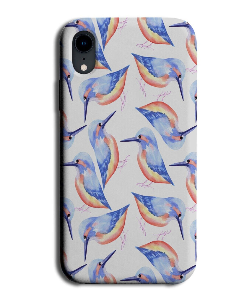 Kingfisher Phone Case Cover Bird BIrds Kingfishers King Fisher Fishers Blue BP07