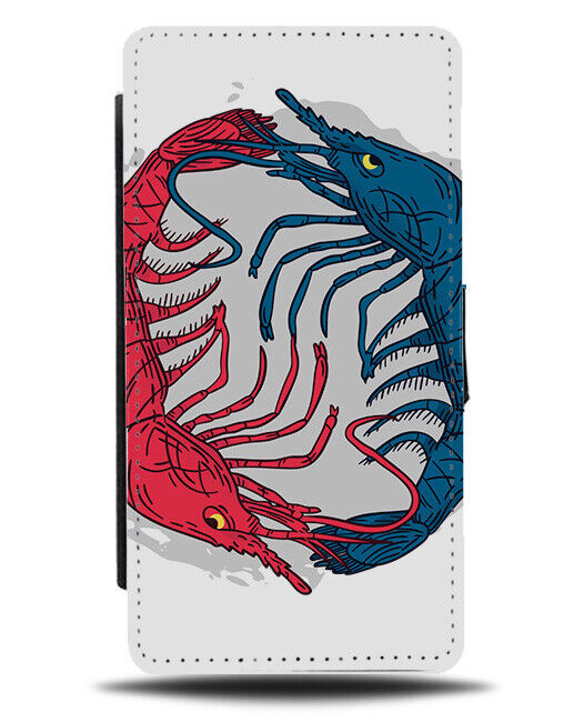 Lobster and Krill Circle Flip Wallet Case Ocean Sealife Lobsters Krills J728