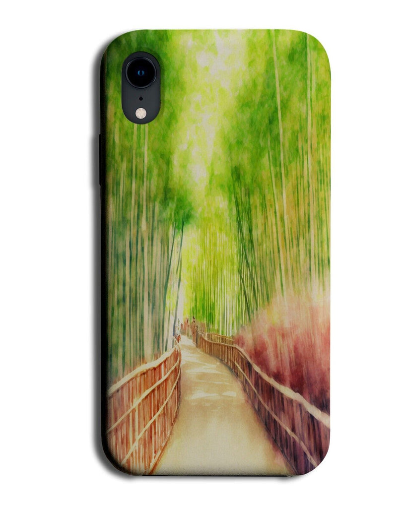 Nature Walk In The Woods Phone Case Cover Path Painting Watercolour Wild P253B