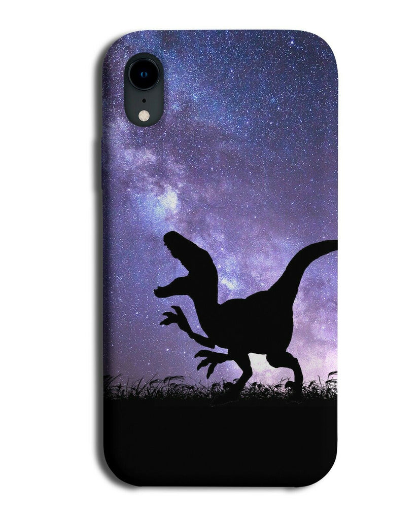 Dinosaur Silhouette Phone Case Cover Dinosaurs Galaxy Moon Universe i205