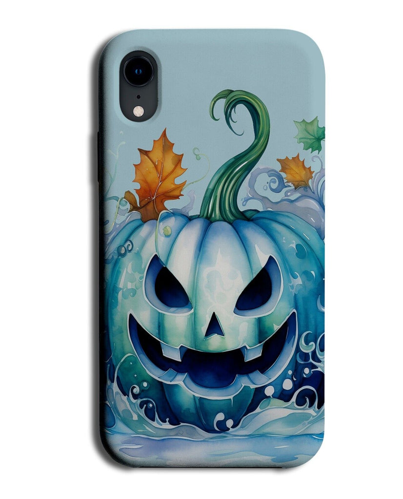 Blue Pumpkin Phone Case Cover Halloween Pumpkins Ice Snow Frozen Girly CD81
