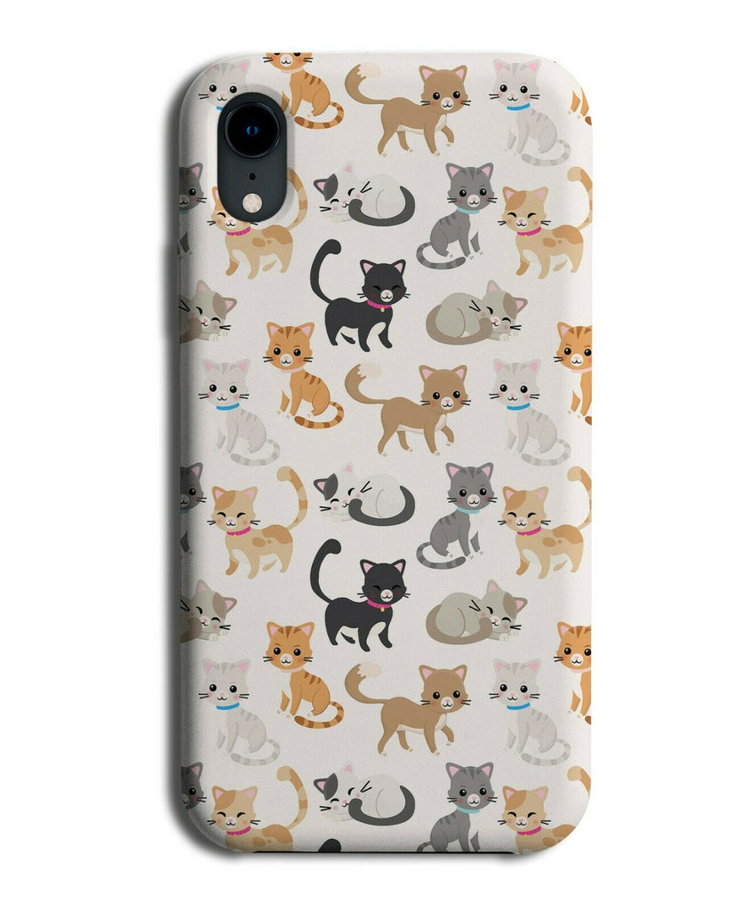 Stray Outdoor Cartoon Cats Phone Case Cover Cat Kitten Bodies Body Coloured F014