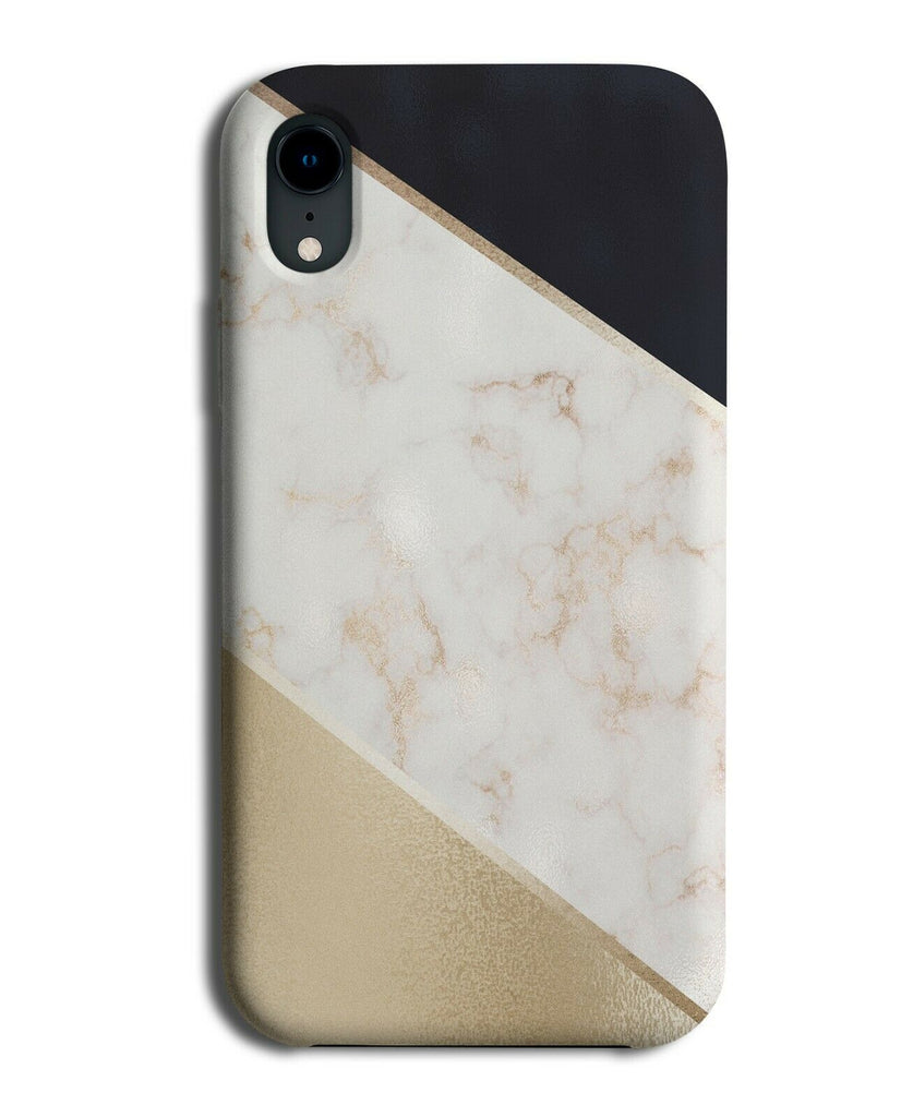 Rose Gold Wavy Marble Design Phone Case Cover Golden Shade Shades Marbel F982