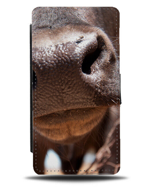 Cows Nose Flip Wallet Case Cow Noses Close Up Funny Gift Snout Snouts H928