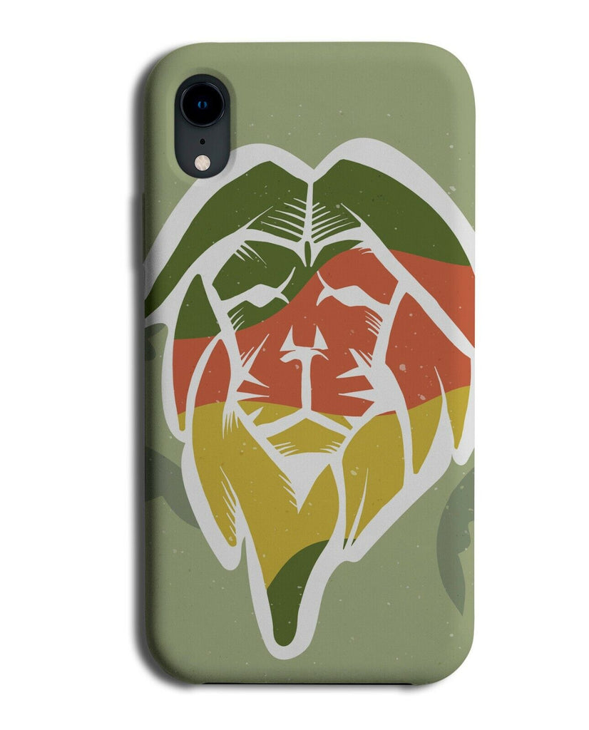Jamaican Rastafarian Lion Phone Case Cover Lions Jamaica Colours Flag J719
