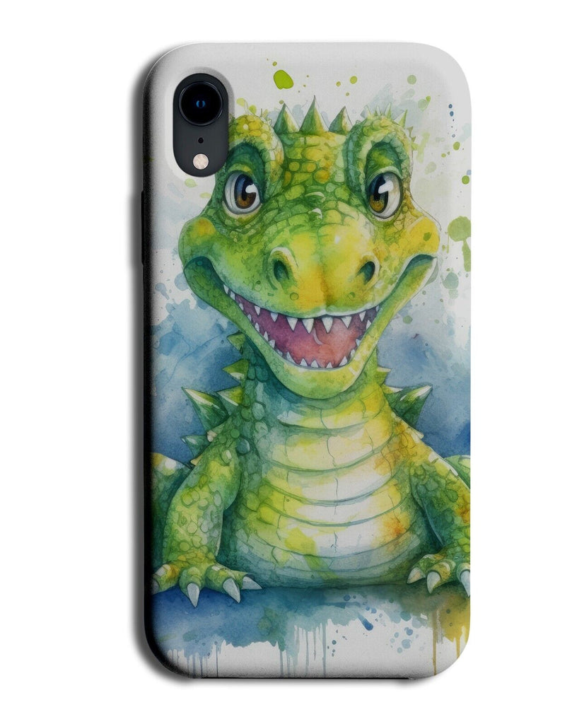 Children's Style Crocodile Cartoon Phone Case Cover Kids Childs Crocodiles DA98