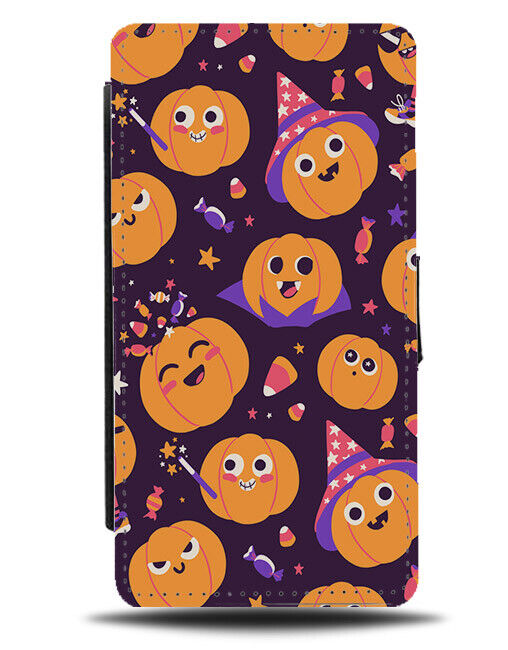The Party Pumpkins Flip Wallet Case Pumpkin Halloween Hats Hat Costumes N445