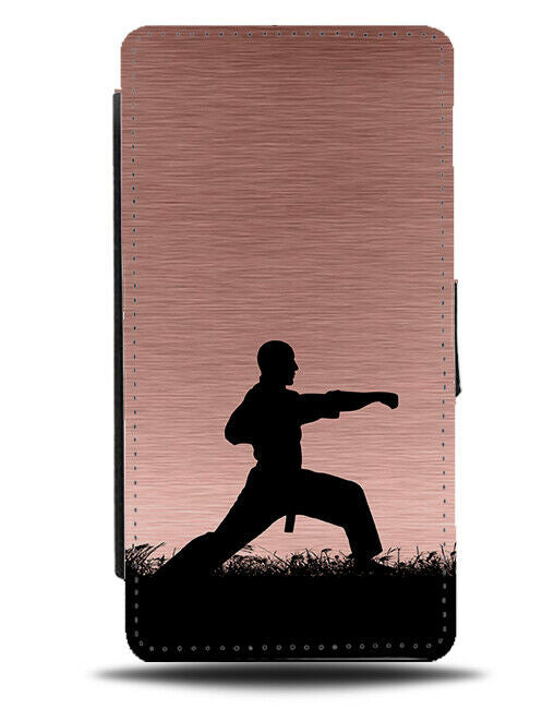 Judo Flip Cover Wallet Phone Case Martial Arts Taekwondo Girls Rose Gold i679