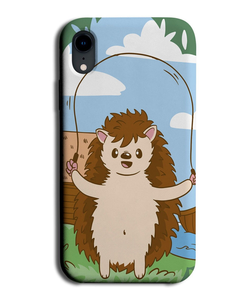 Hedgehog Jump Rope Phone Case Cover Hedgehogs Skipping Rope Ropes Jumping P040