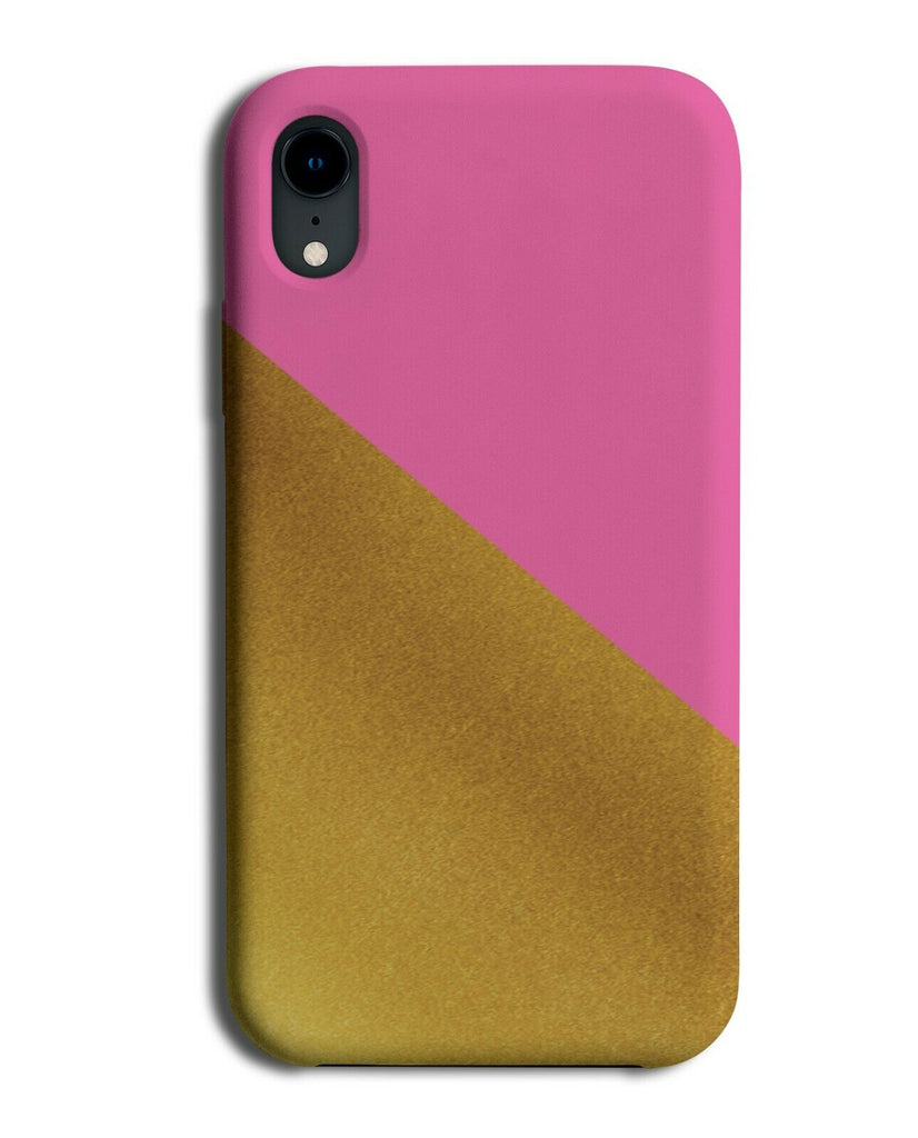 Hot Pink and Gold Phone Case Cover Dark Girly Gothic Goth Golden i429