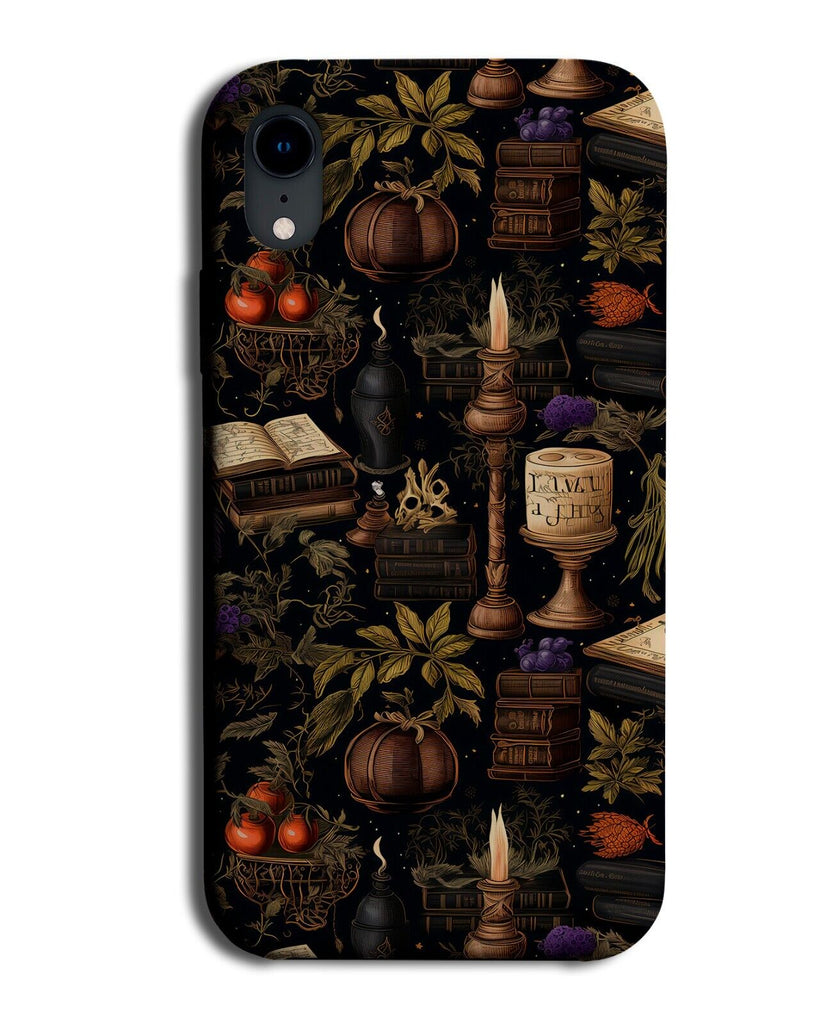 Witch Themed Phone Case Cover Style Witches Candle Spell Book Items Objects CW25