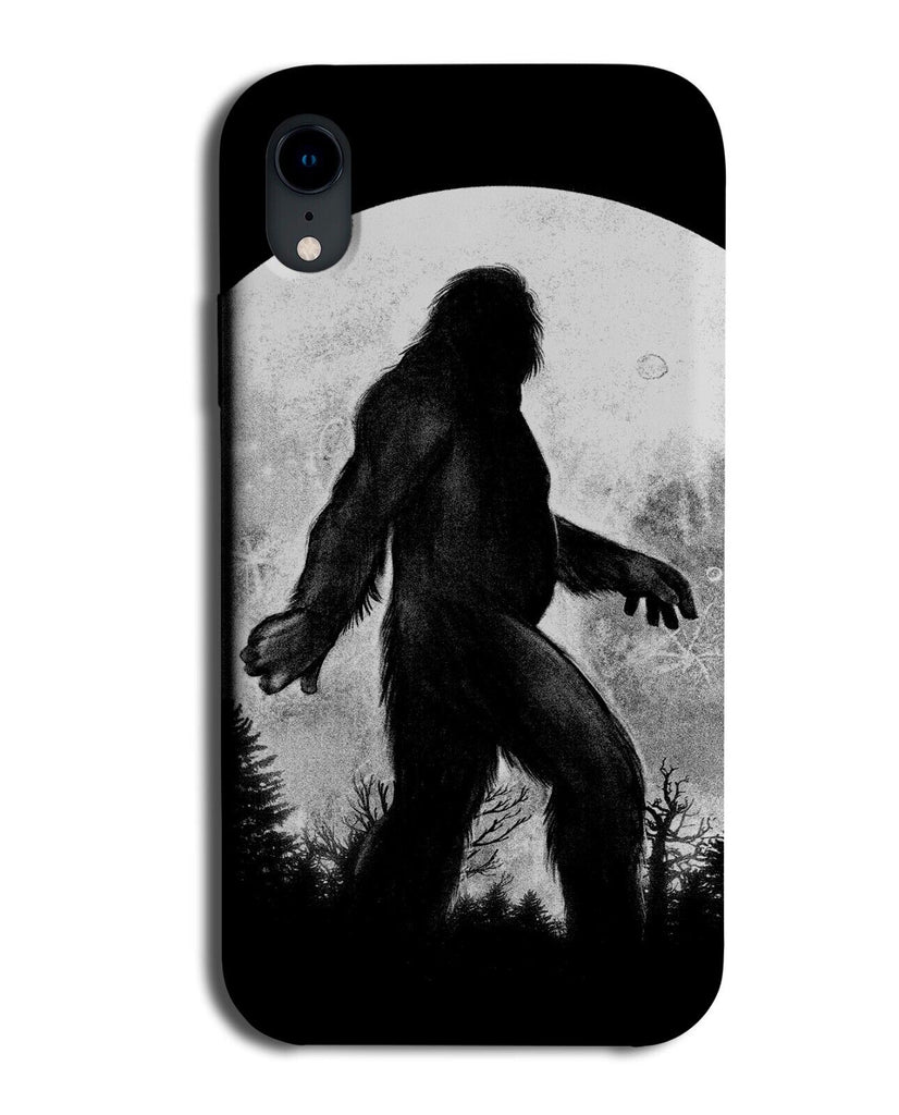 Big Foot Silhouette Phone Case Cover Full Moon Monster Character Man Bigfot P505