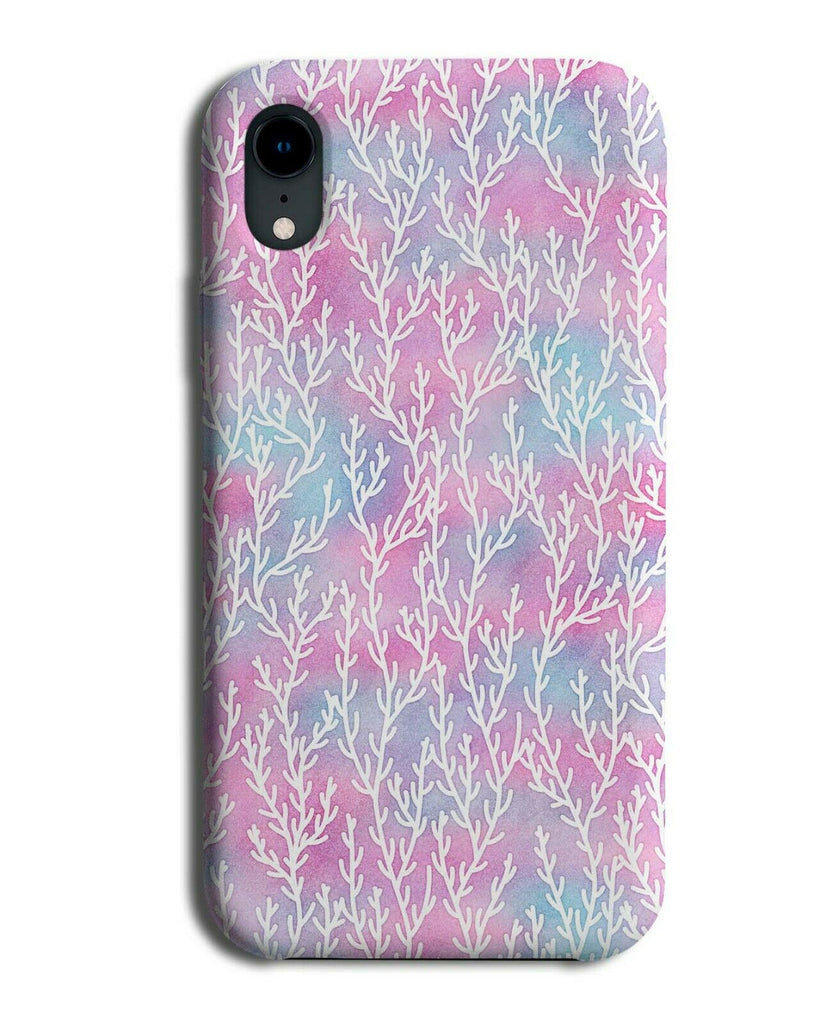 Pinky Mermaid Floral Print Phone Case Cover Purple Shades Blue Ocean Marine F552