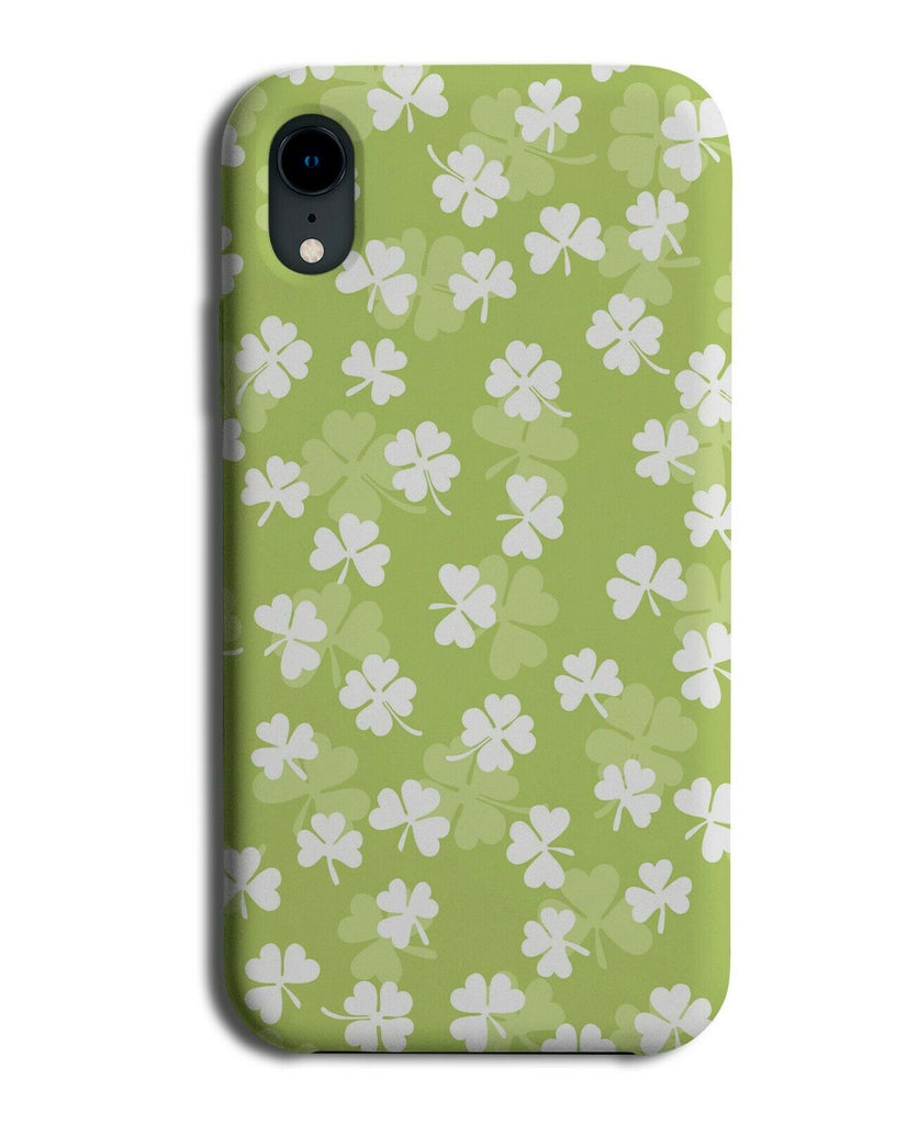 Cloverleaf Floral Pattern Phone Case Cover Clover Leaf Leaves Shapes Irish G409