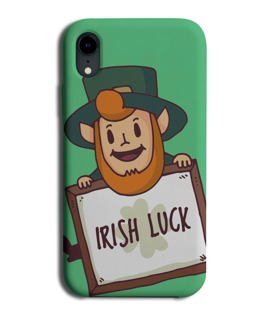Ginger Cartoon Leprechaun Lucky Charm Phone Case Cover Irish Luck Sign J605