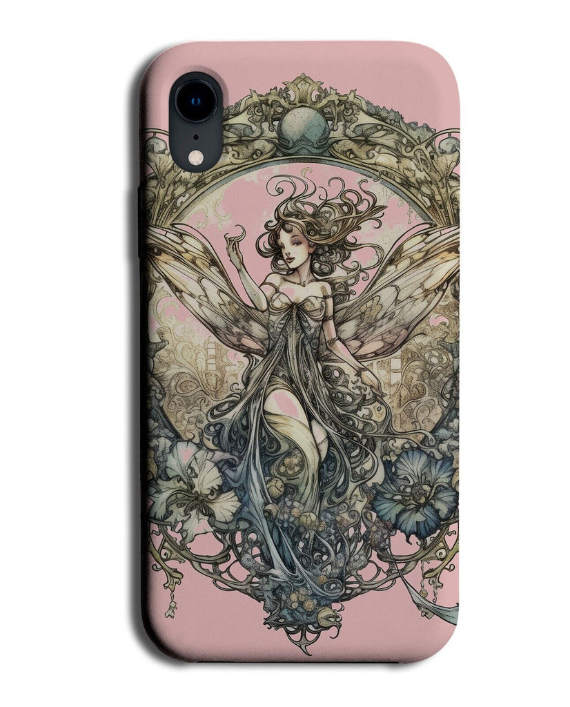 Gothic Floral Fairy Phone Case Cover Pink Goth Grunge Fairies Fairys Garden BD91