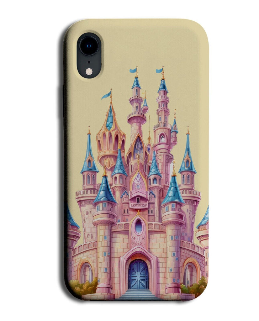Pastel Yellow Pink Fairytale Storybook Castle Phone Case Cover Castles CD59
