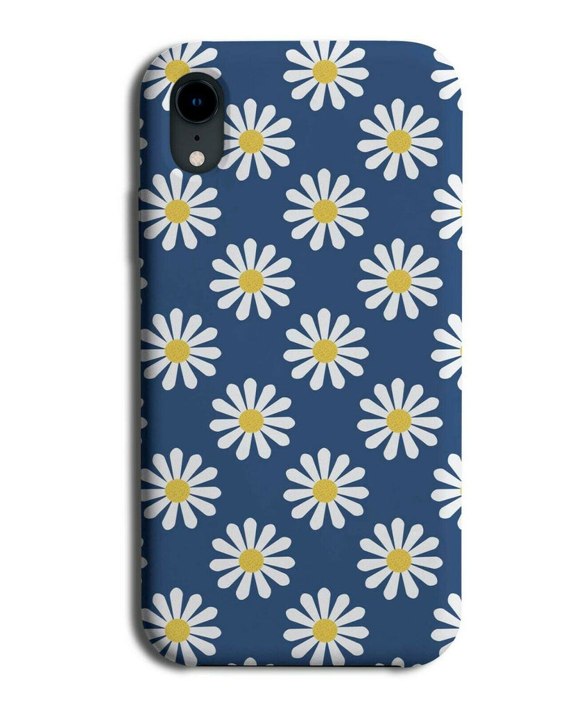 Blue Flowery Patterned Phone Case Cover Pattern Flowers Floral Blossoming F524