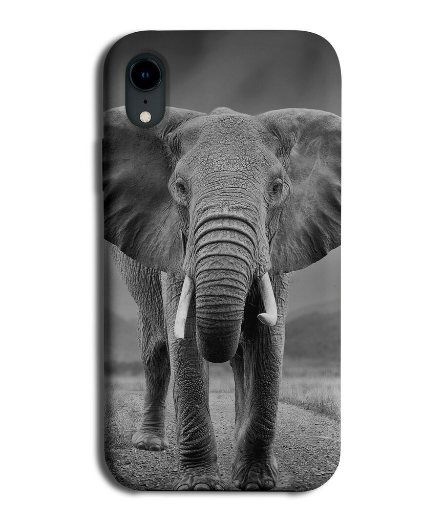 Black and White Elephant Phone Case Cover Vintage Retro Print Photo Picture H930