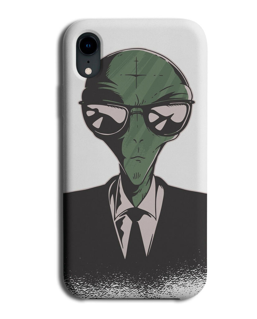 Alien Detective Phone Case Cover Funny Alien In Smart Mens Suit Black Tie I940