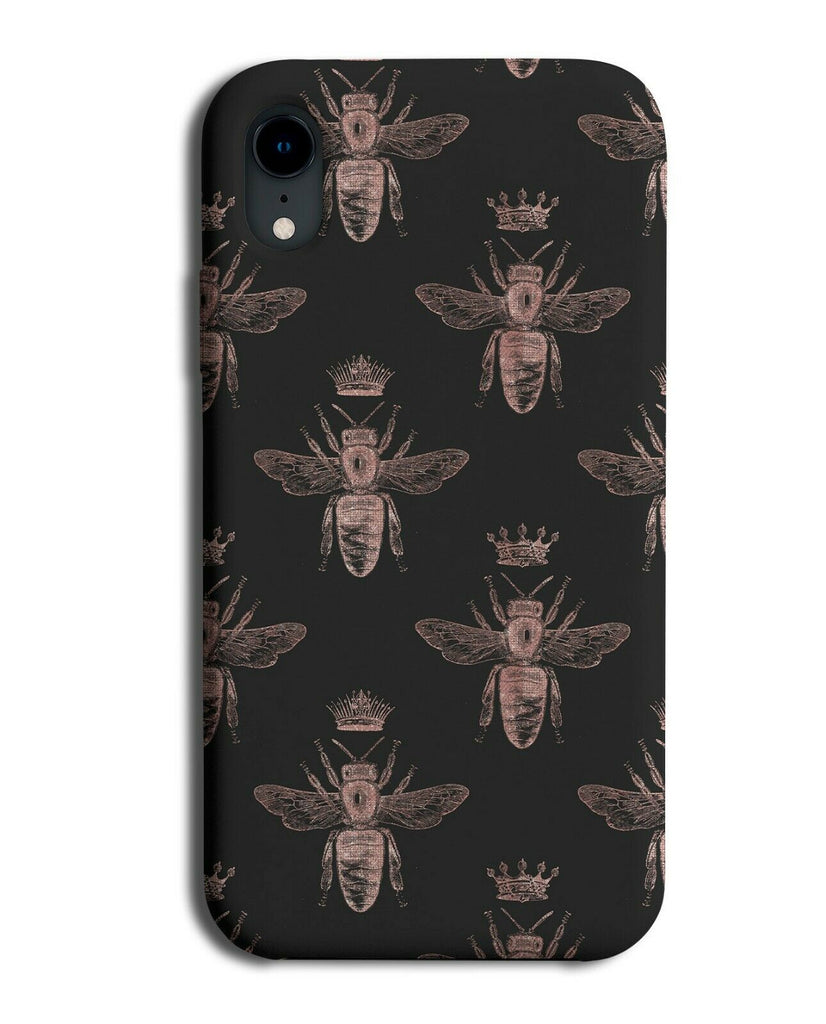 Rose Gold Bees Phone Case Cover Bee Insect Shapes Wings Wing Wasp Wasps G037