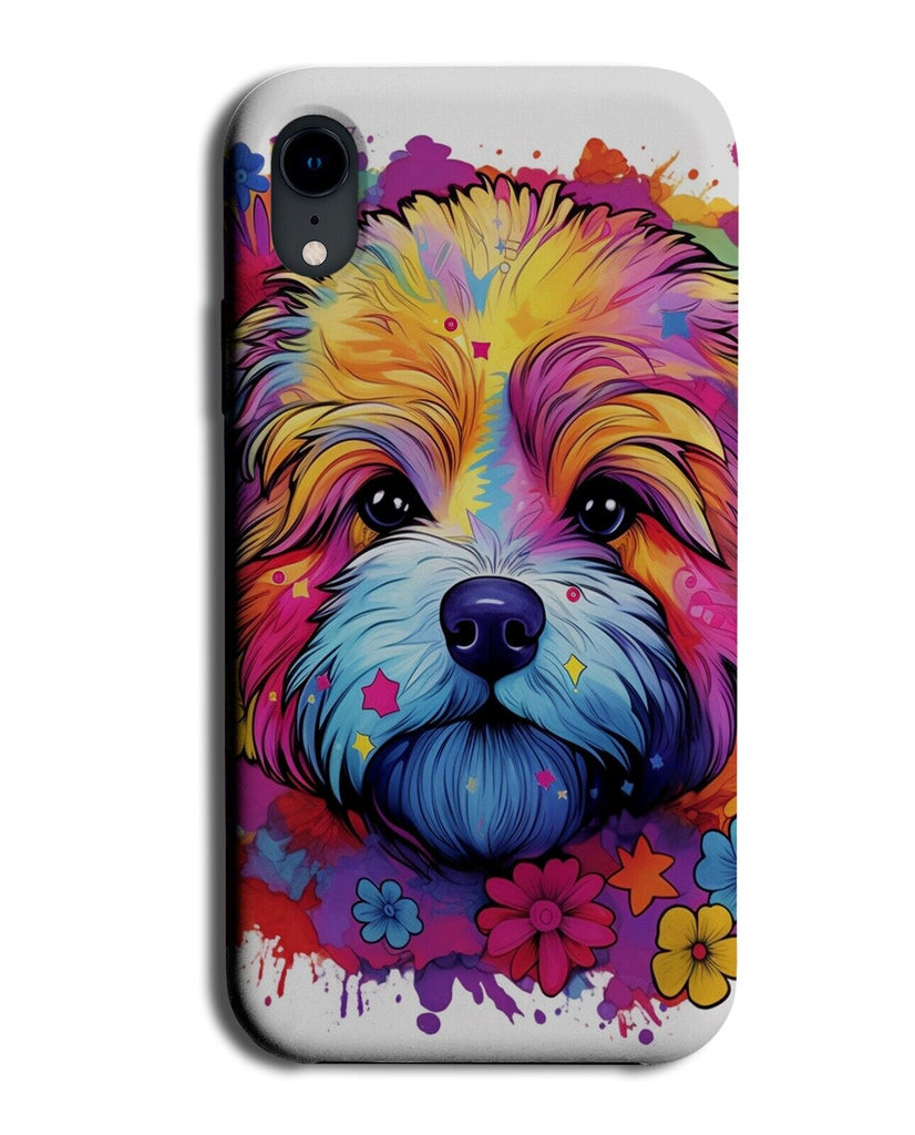 Colourful Yorkshire Terrier Phone Case Cover Terriers Dog Breed Face Puppy CB10