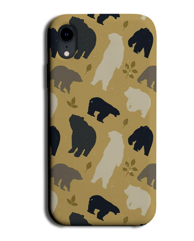 Bears Pattern Phone Case Cover Breeds Of Bear Polar Black Brown Grizzly P752