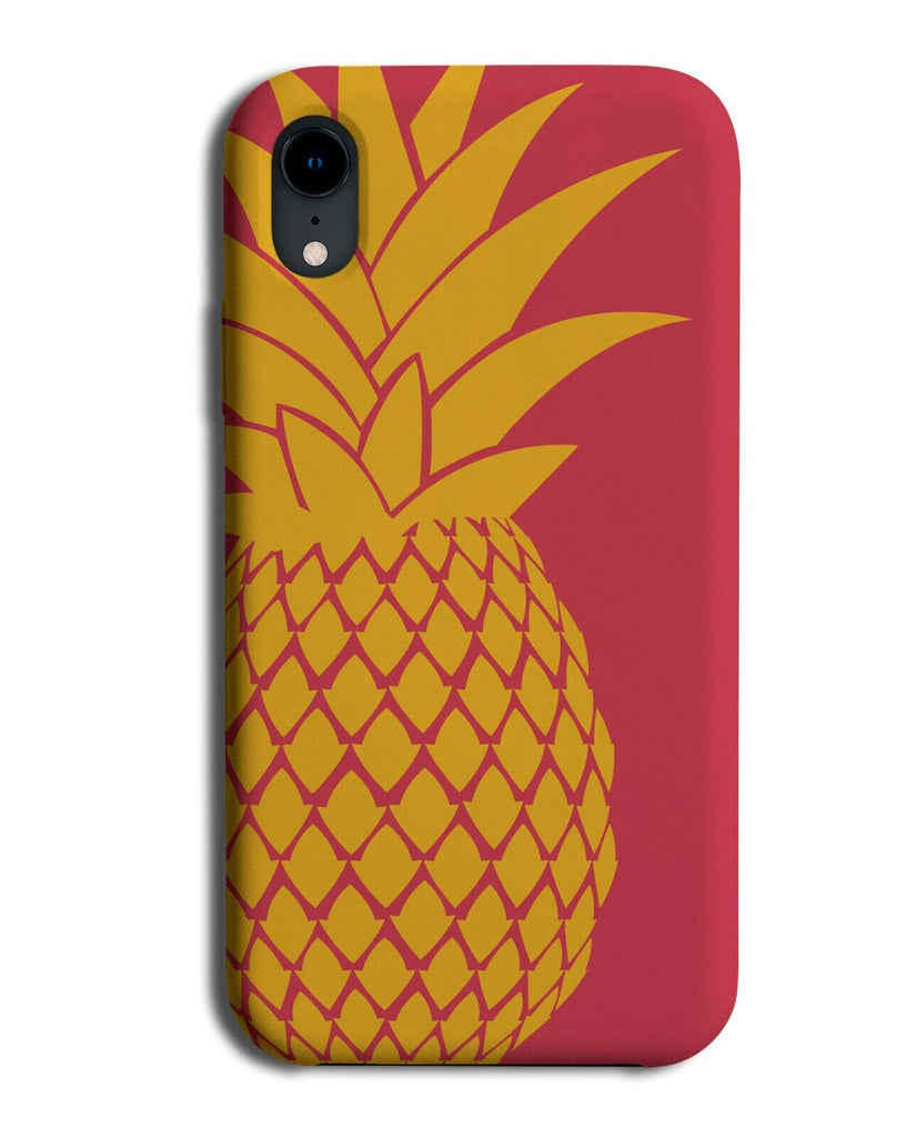 Pineapple Fruit Silhouette Phone Case Cover Shape Outline Popart Pop Art K034