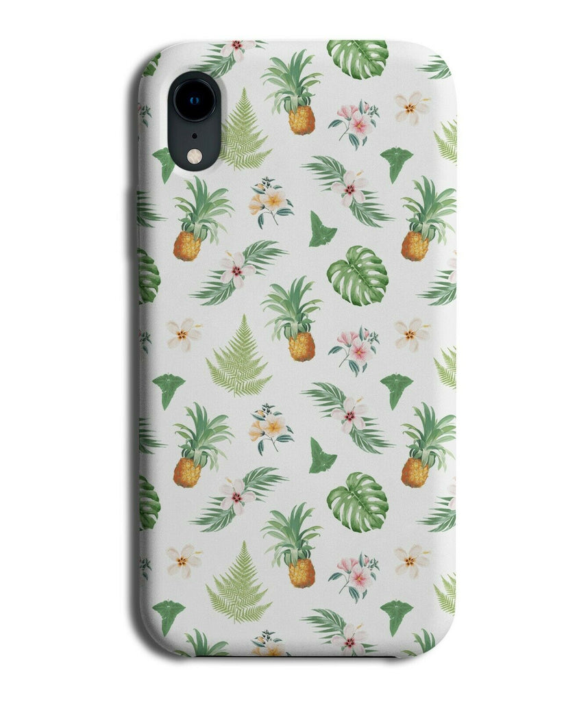 Hawaiian Tropical Phone Case Cover Print Pattern Pineapples Ferne Hawaii E736
