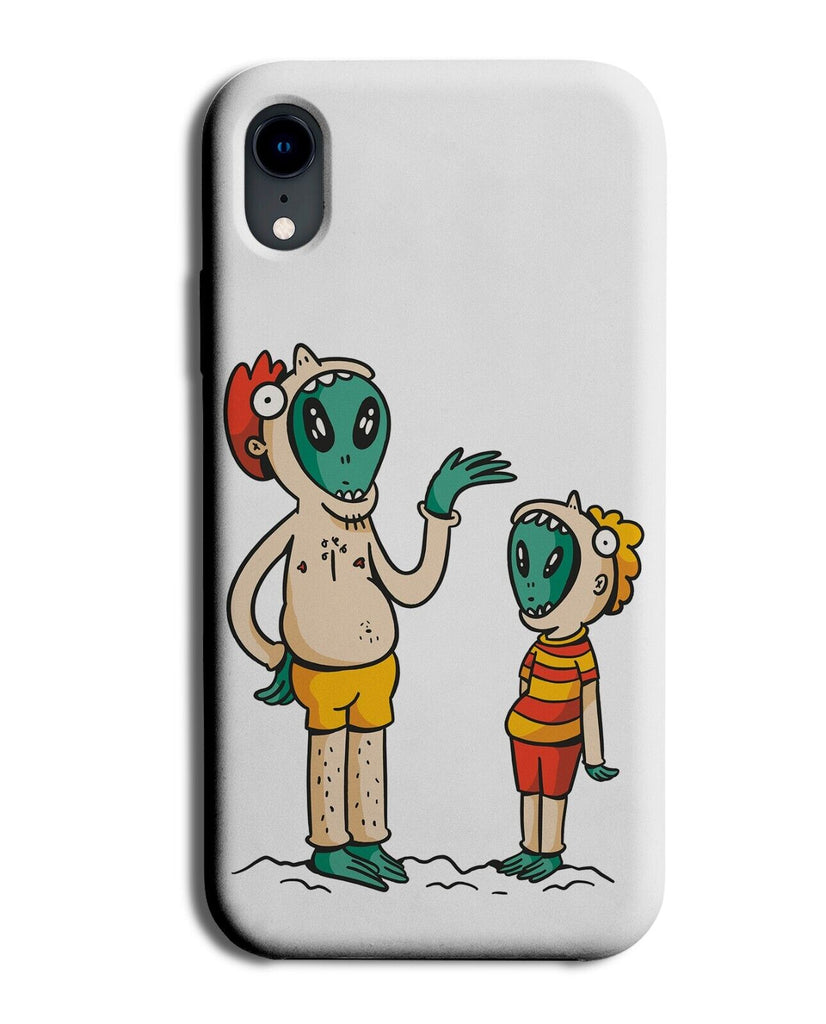 Funny Aliens In Human Costume Phone Case Cover Alien Fancy Dress Dressed As P004