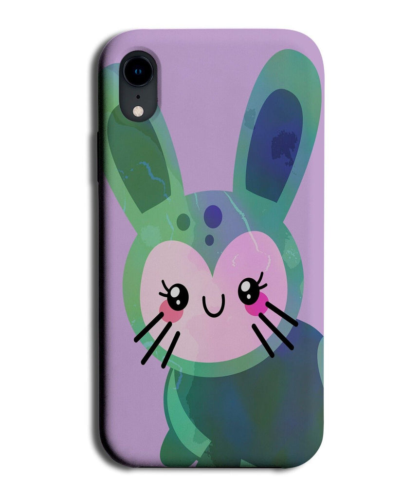 Green Kawaii Bunny Rabbit Phone Case Cover Bunnies Anime Eyes Style Theme Q798E