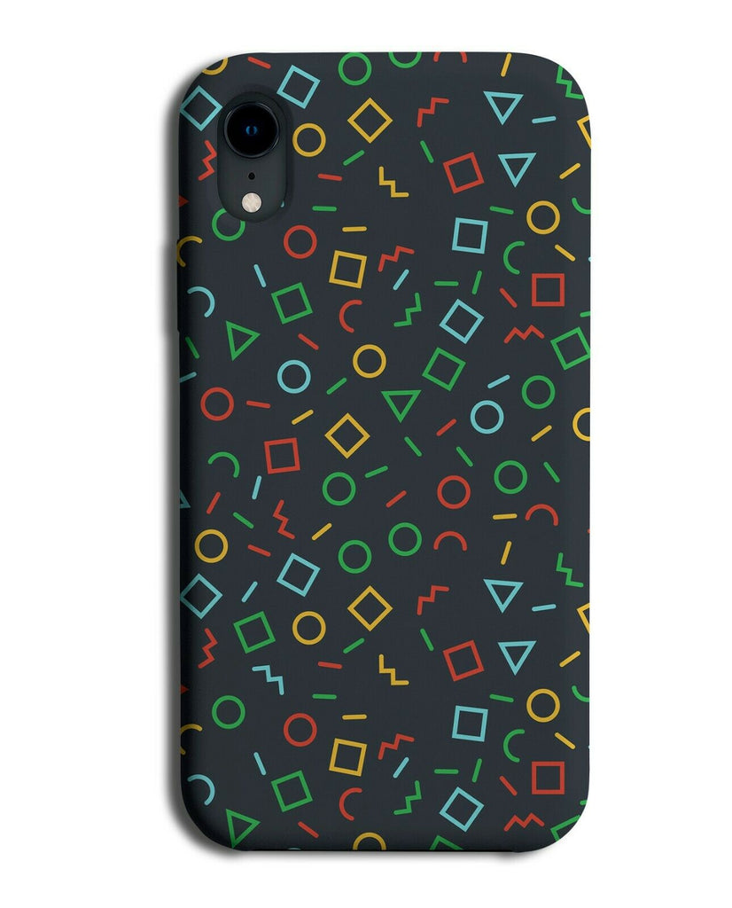 Kids 90s Design Phone Case Cover Pattern Shapes Nineties Ninetys 1990 Retro H441