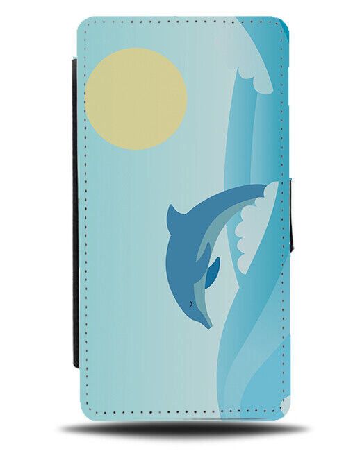 Abstract Dolphin Shapes Phone Cover Case Jumping Dolphins Sunshine Sun J299