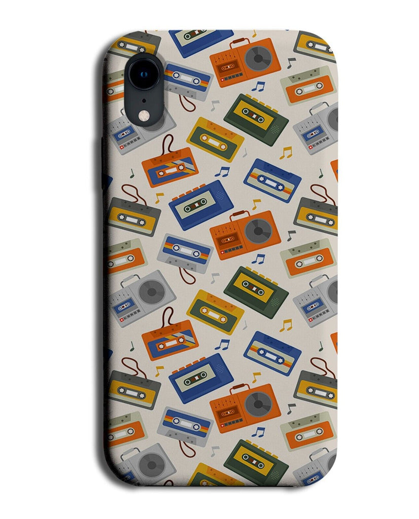 Vintage Cassettes Pattern Phone Case Cover Cassete Tape Tapes Music 90s 80s Q885