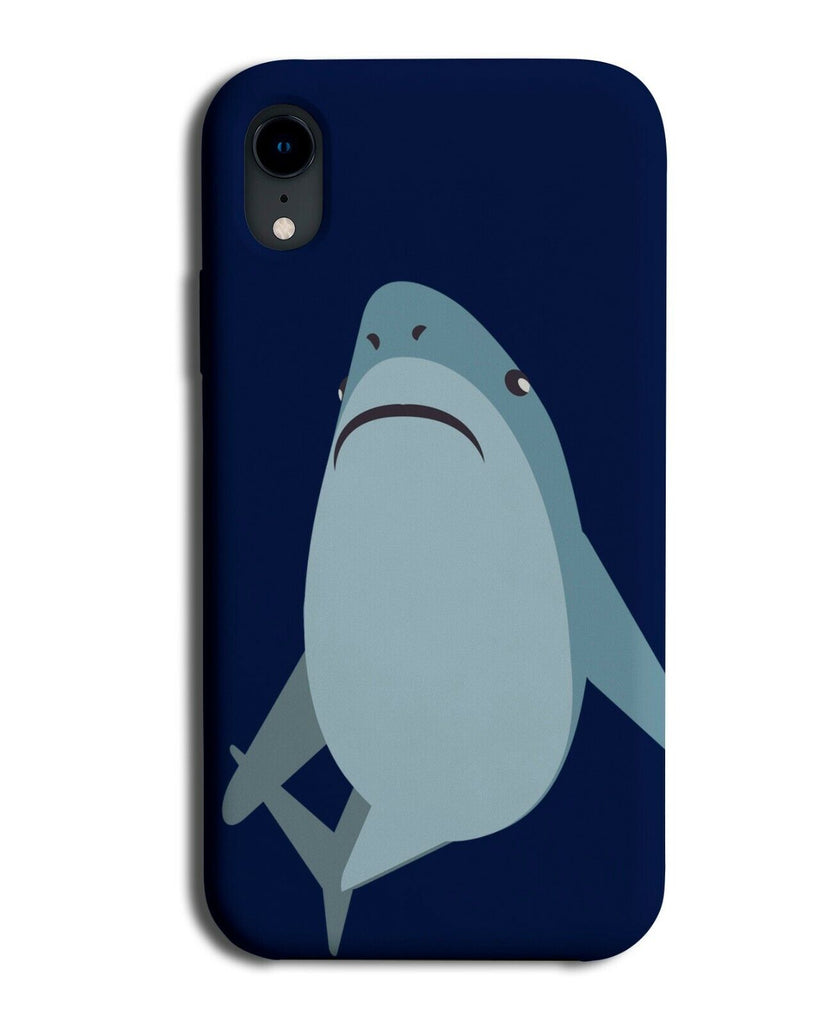 Cartoon Underwater Great White Shark Phone Case Cover Swimming Sharks K262
