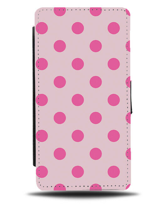 Baby Pink With Hot Pink Flip Cover Wallet Phone Case Polka Dot Dots Dotted i530