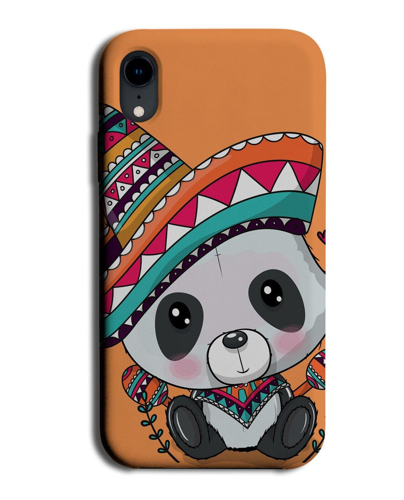Funny Mexican Panda In Sombrero Phone Case Cover Sombreros Hat Hats Mexico BJ36