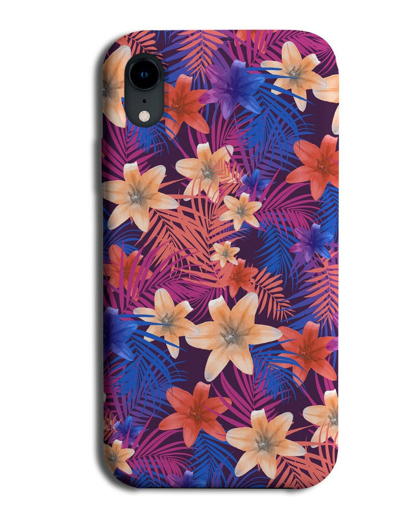 Stylish Lilies Phone Case Cover Lily Flowers Floral Style Jungle Colourful E583