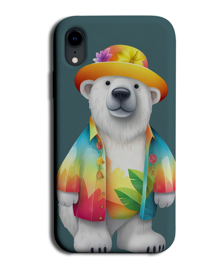 Funny Holiday Polar Bear Phone Case Cover Summer Bears Sunny Holidays Trip CF63