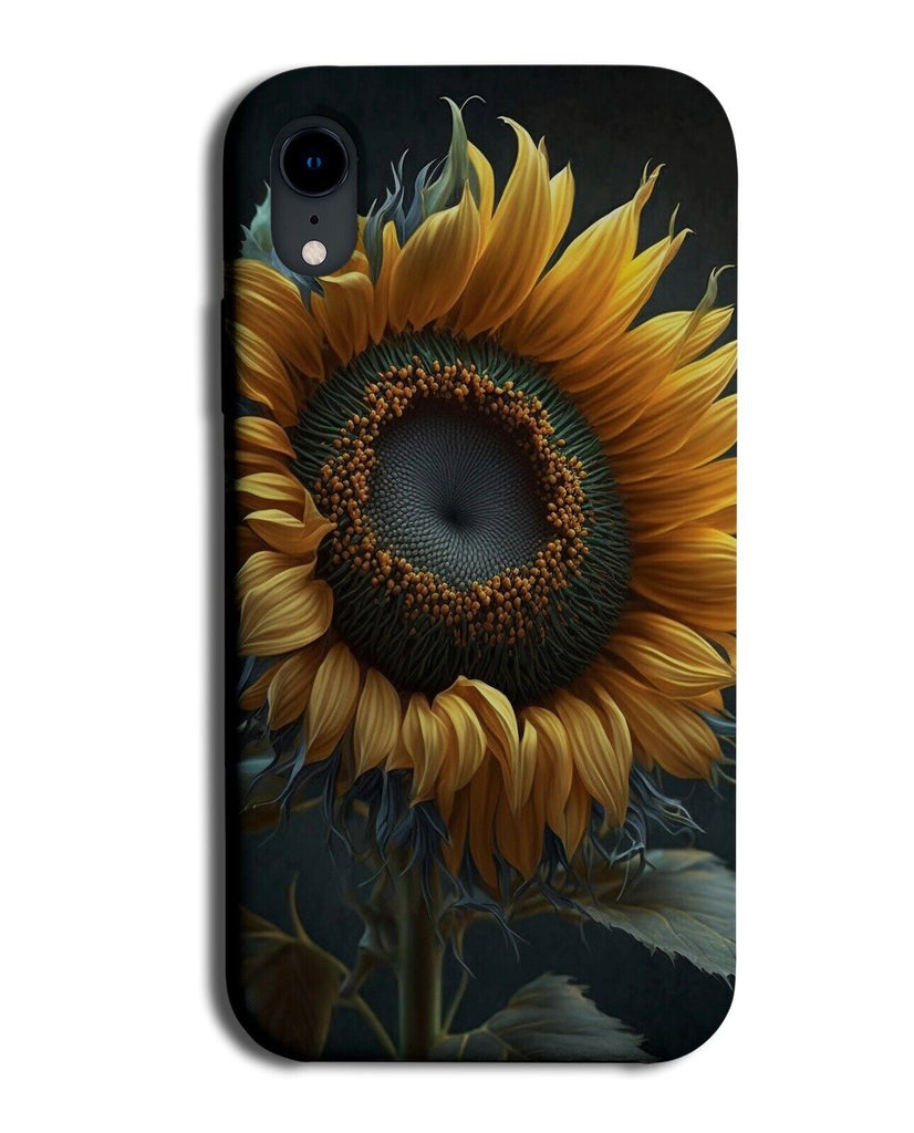 Artistic Large Sunflower Phone Case Cover Sunflowers Petals Petal Picture CR12