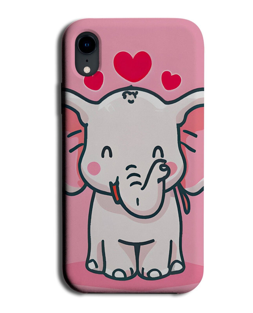 Love Elephant Phone Case Cover Lover Gift Elephants Cartoon Heart Hearts AM57