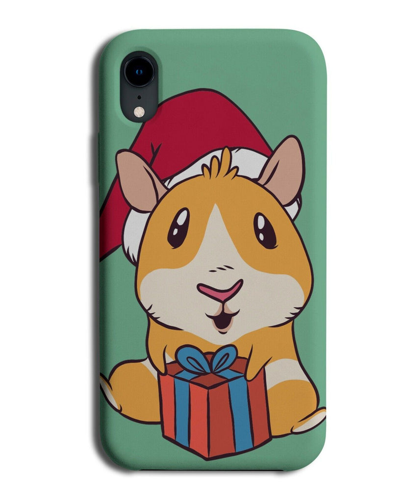 Hamster Face With Present Phone Case Cover Hamsters Guinea Pig Chirstmas J480