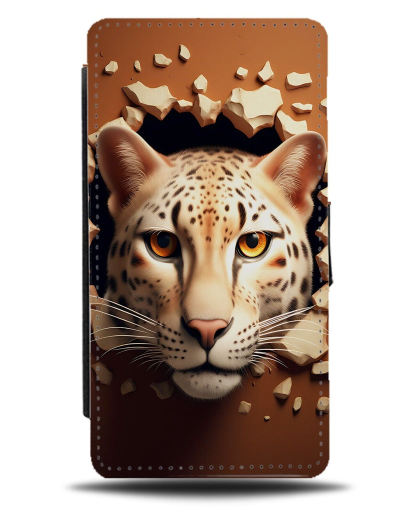 Funny Jaguar Escape Design Flip Wallet Case Jaguars Cat 3D Style Print Zoo CV75