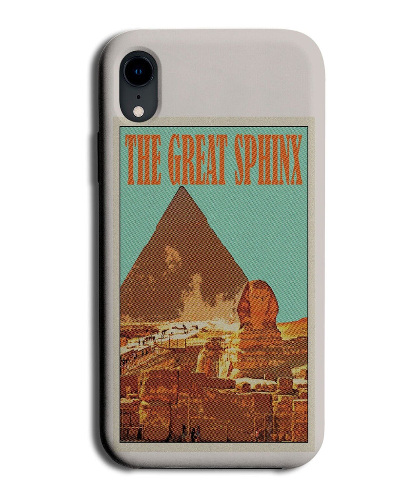 Vintage The Great Sphinx Poster Design Phone Case Cover Sphinxes Egypt LQ11