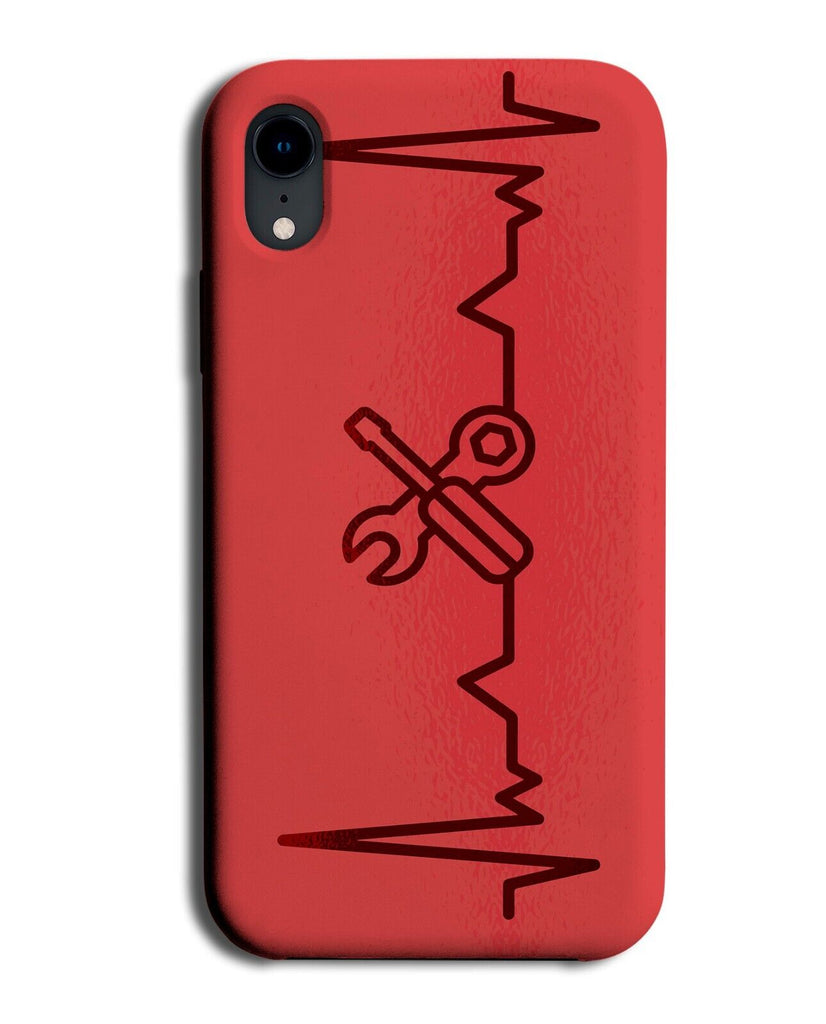 Mechanic Heartbeat Phone Case Cover Mechanical Worke Mechanics Tools Garage P979