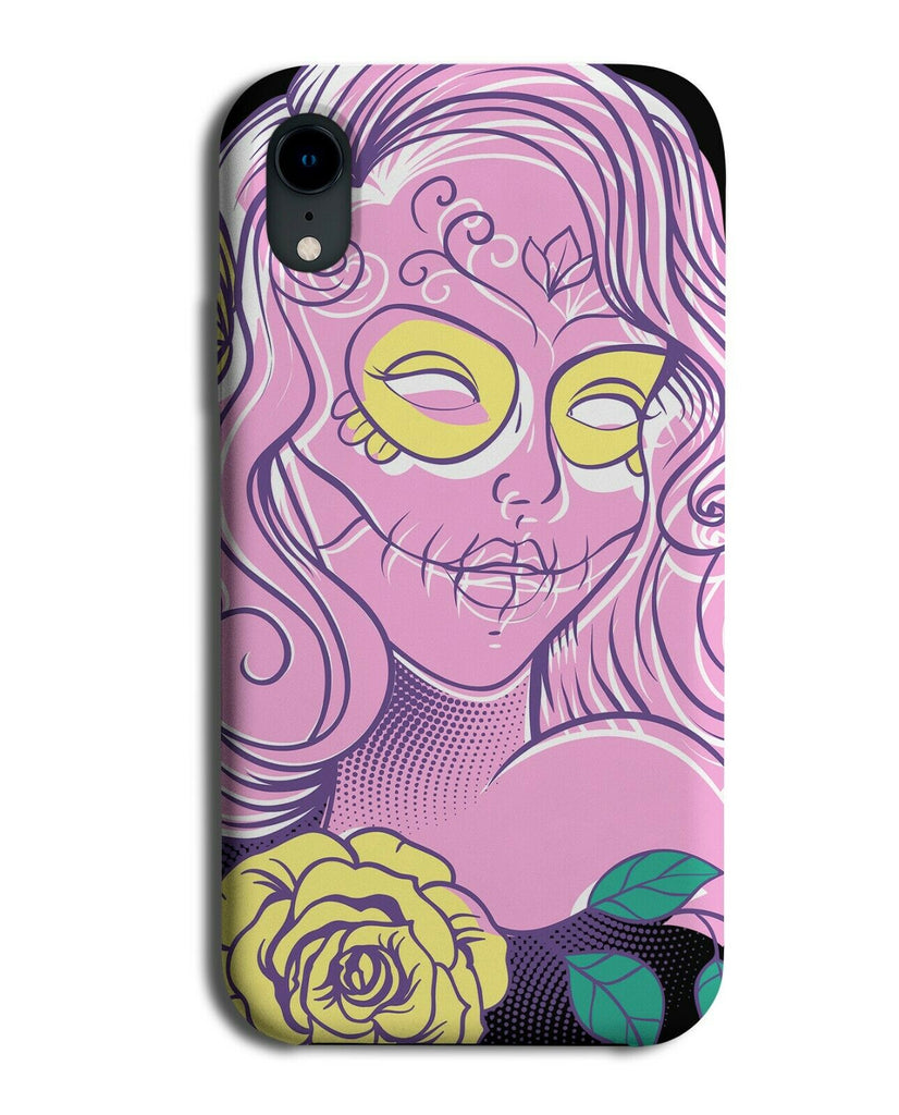 Vintage Monster Pink Pin Up Girl Phone Case Cover Model Dead Skull Gothic E274