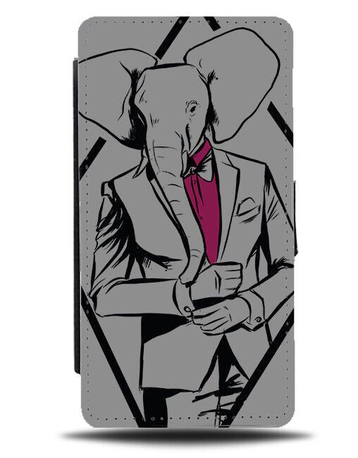 Mr Elephant Businessman In Suit Phone Cover Case Animal Outfit Business J322