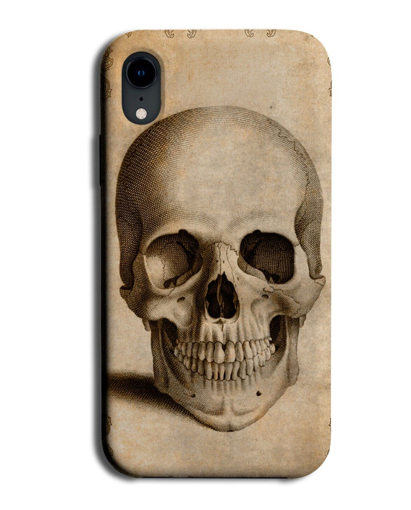 Vintage Skeleton Head Print Phone Case Cover Heads Face Skull Old Pirate AS49