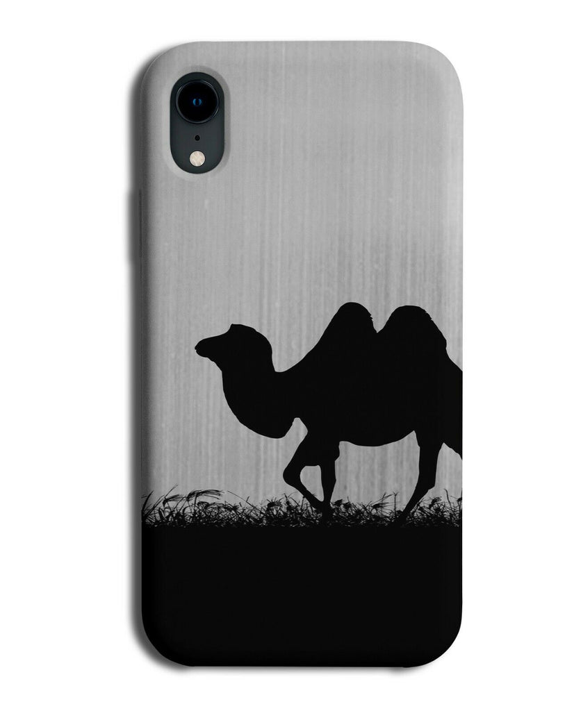 Camel Silhouette Phone Case Cover Camels Hump Silver Coloured Grey i139